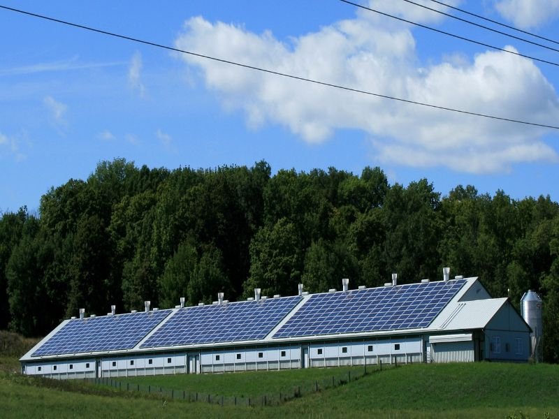Solar Pannels on a roof