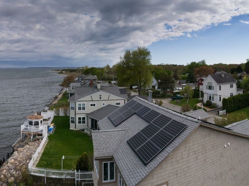 Solar Pannels on a roof