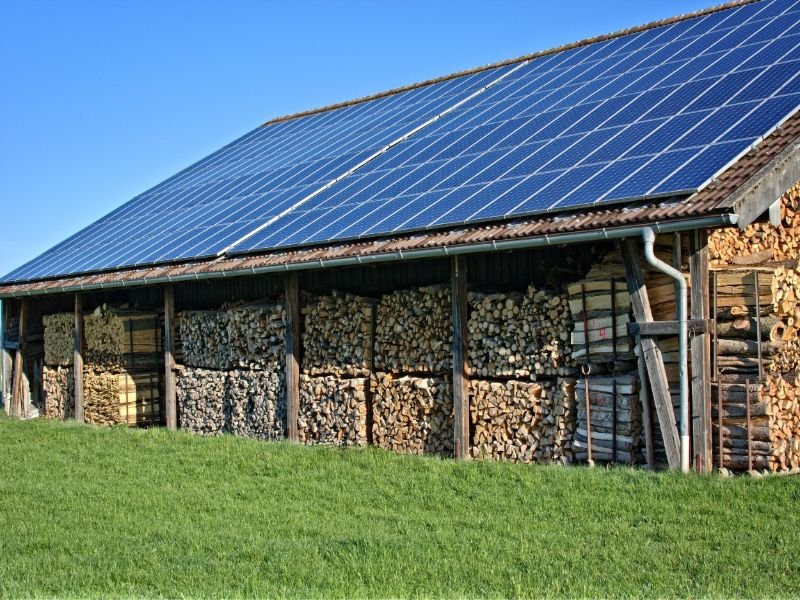 Solar Pannels on a roof