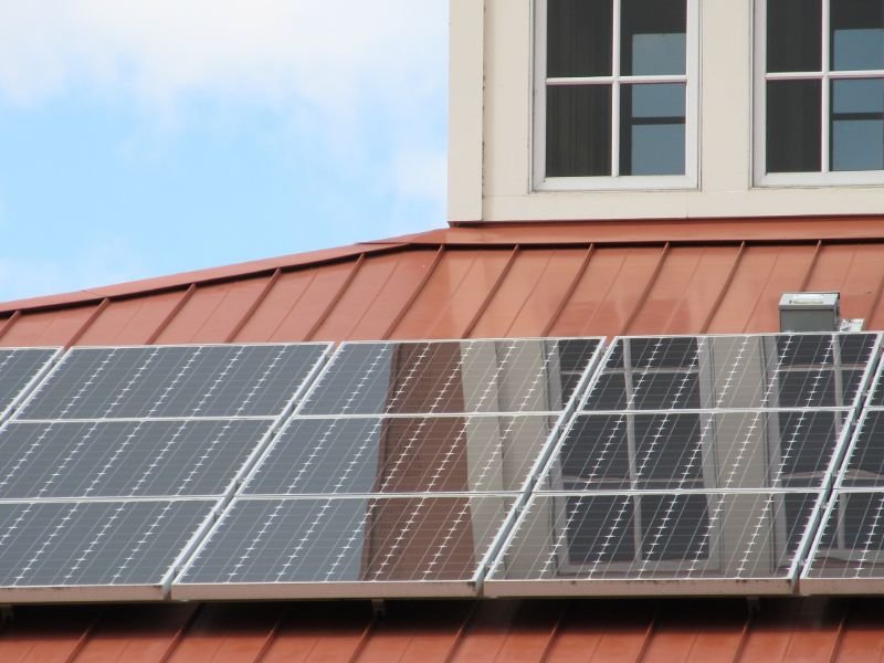 Solar Pannels on a roof