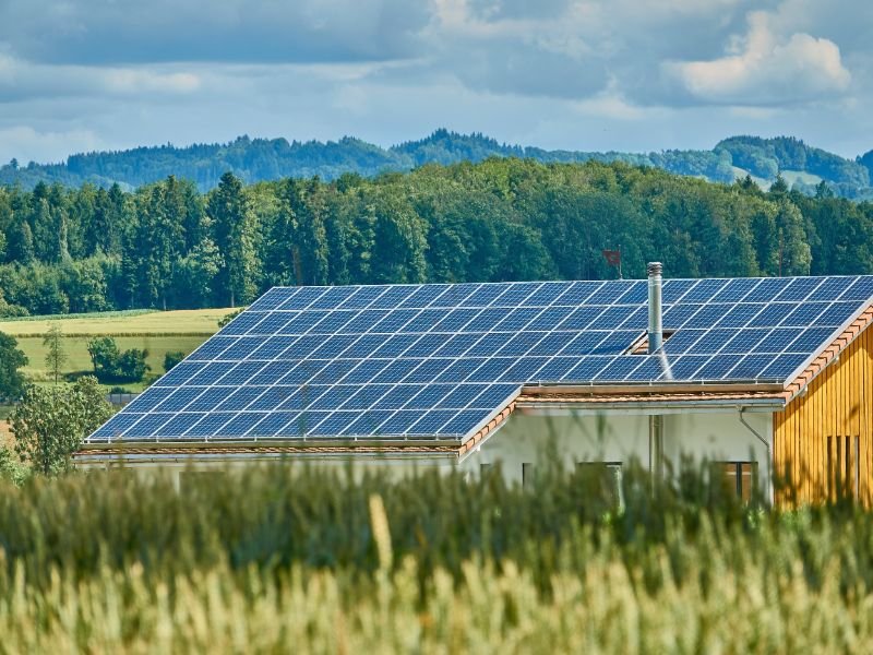 Solar Pannels on a roof