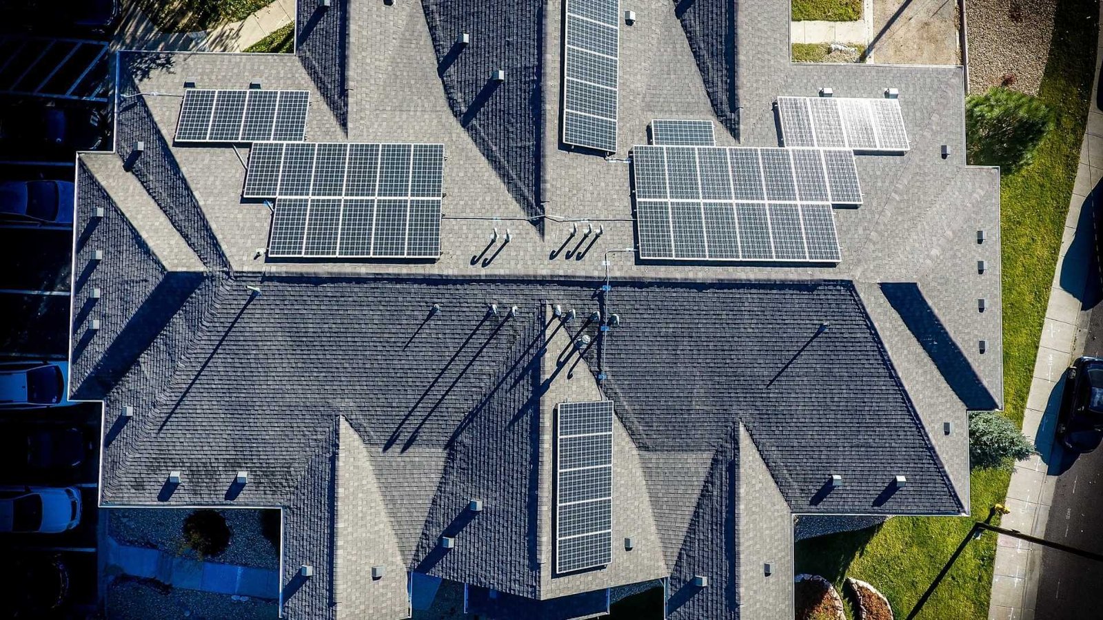 Solar Pannels on a roof