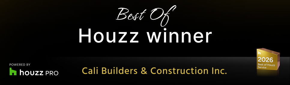 Cali Builders Best of Houzz 2026 Service Award Los Angeles Construction Company